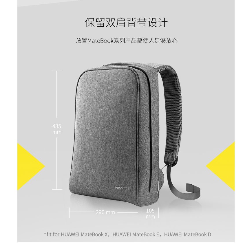Original Huawei Laptop Backpack Notebook Bag for HUAWEI MateBook X / E / D 15.6" eBay